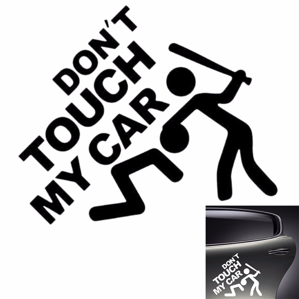 Decal DONT touch my car