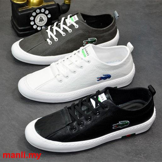 Giày Sneaker Lacoste màu trắng phong cách thường ngày cho nam