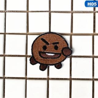 Sticker Ủi Thêu Hình Bt21 Bts