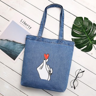 [FREESHIP] Túi Tote Dorynee Vải Jean TG05