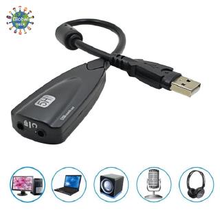 Giắc cắm tai nghe, micro 5H V2 USB 7.1 cho máy tính, laptop