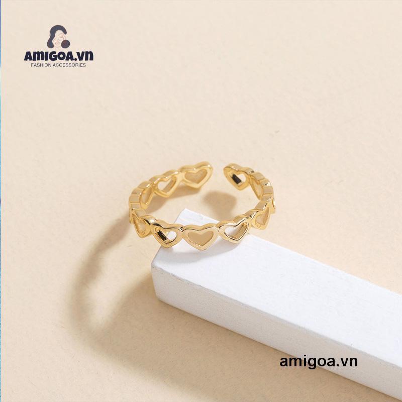 Nhẫn Hình Trái Tim Phát Quang Có Thể Điều Chỉnh Sáng Tạo