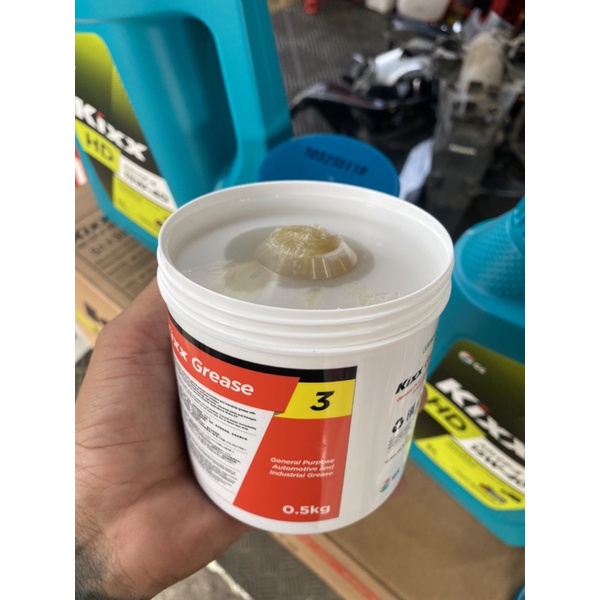 Mỡ bò chịu nhiệt cao cấp KIXX GREASE 3 - 0.5KG