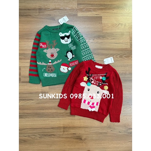 Áo len Tuần lộc Noel (Hàng xuất khẩu)