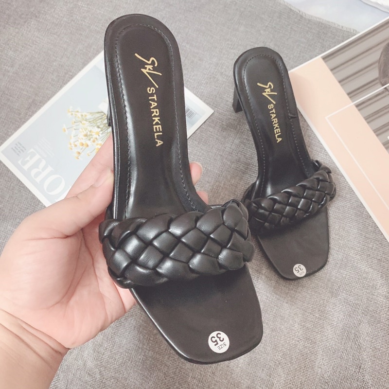 Săn sale | Guốc cao gót quai tết gót dẹt 9p cực đẹp mãi không hết hot