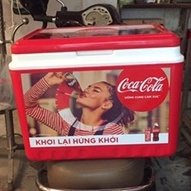 Thùng đá 35L hàng khuyến mãi Cocacola