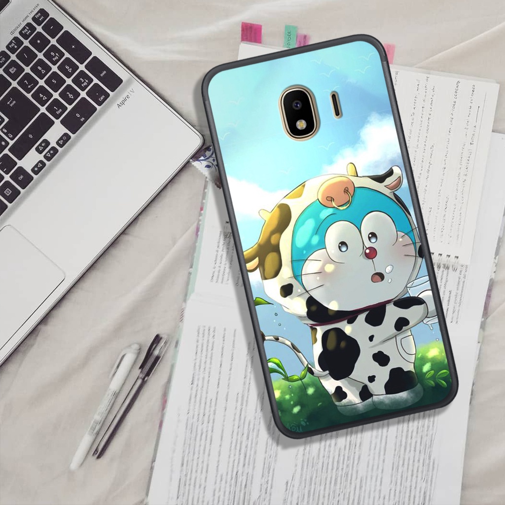 ỐP LƯNG SAMSUNG J4/J2 PRO/J2 CORE/J2  ,  IN HÌNH CHÚ MÈO MÁY DOREMON.