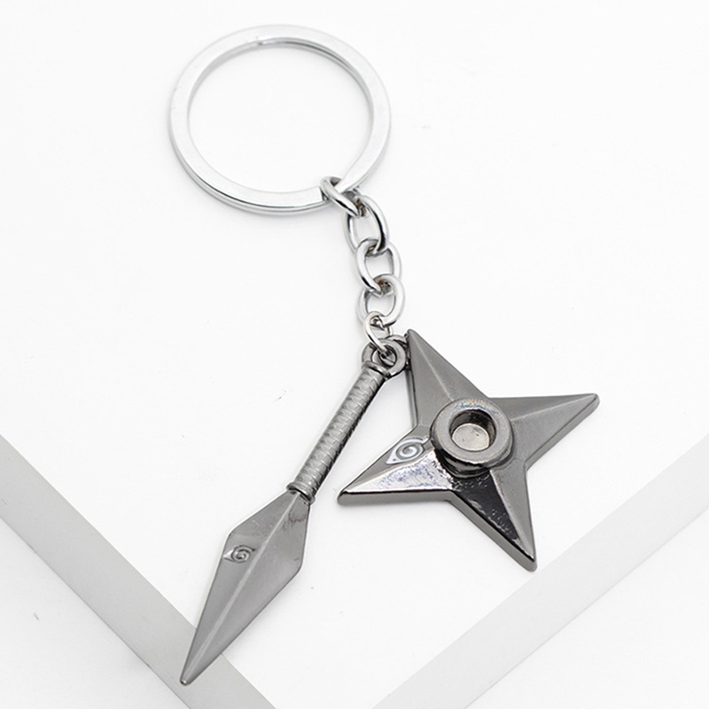 Móc Gắn Chìa Khóa Naruto Uzumaki Sasuke Kakashi 3 Kunai