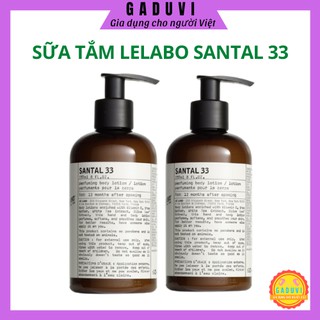 Sữa Tắm Nước Hoa LELABO SANTAL 33  Trắng Da Dưỡng Ẩm Lưu Hương Lâu Nam Nữ