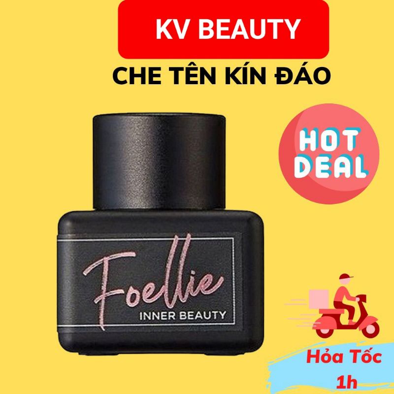 Nước hoa vùng kín Foellie Hàn Quốc 5ml (màu đen)