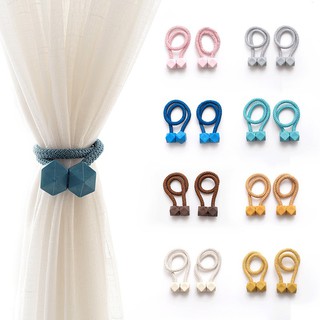 Đơn giản Hiện Đại Từ Tính Rèm Tiebacks Thiết Kế Khối Lập Phương Không Đục Lỗ Khóa Kẹp Rèm Tieback Trang Trí Nhà