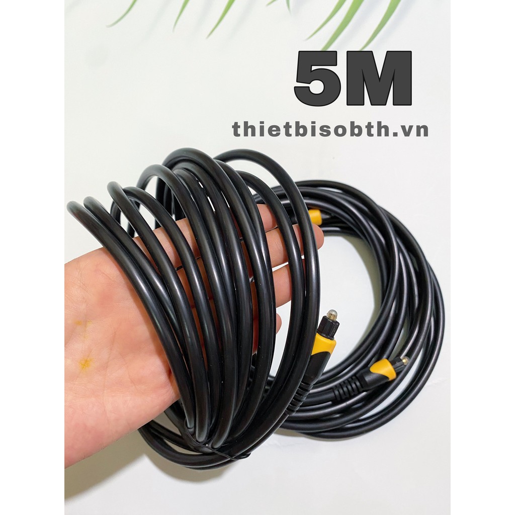 Dây Audio Quang sợi to 6.0  Dài 5M-Sản phẩm cao cấp