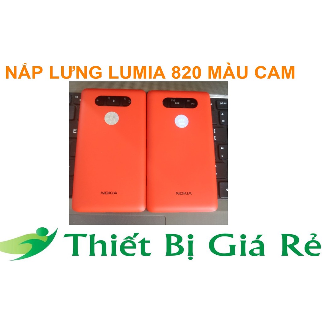 NẮP LƯNG LUMIA 820 MÀU CAM