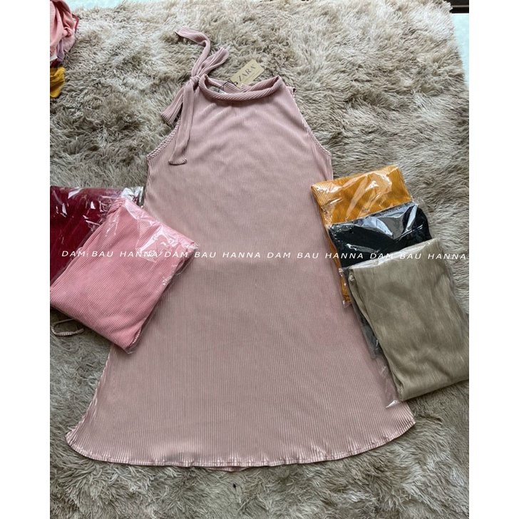 [SIZE 40-65KG] Đầm bầu sát nách vải voan mềm mát dễ thương có size 65kg cao cấp thoáng mát mùa hè không nhăn dài tới gối