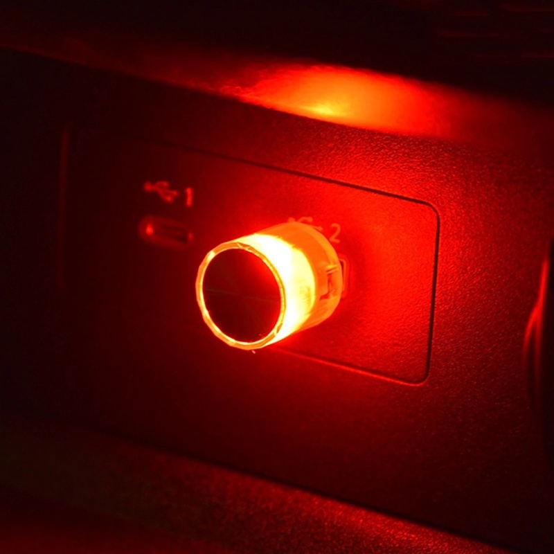 Đèn LED USB Mini Tạo Hiệu Ứng Độc Đáo Trang Trí Cho Xe Hơi