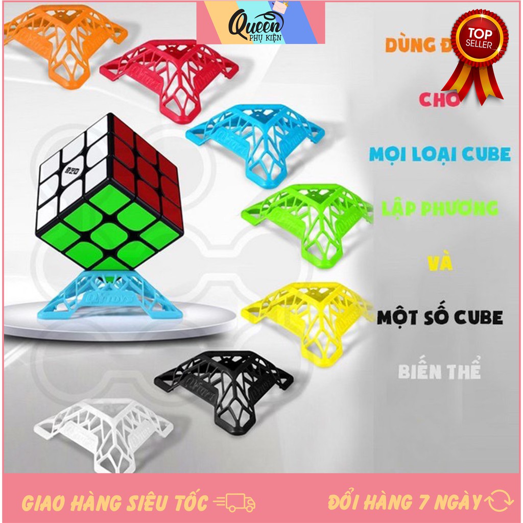 Đế Kê Rubik Phụ Kiện Giá Đỡ DNA QiYi Cube Stand Cubestand Siêu Xịn
