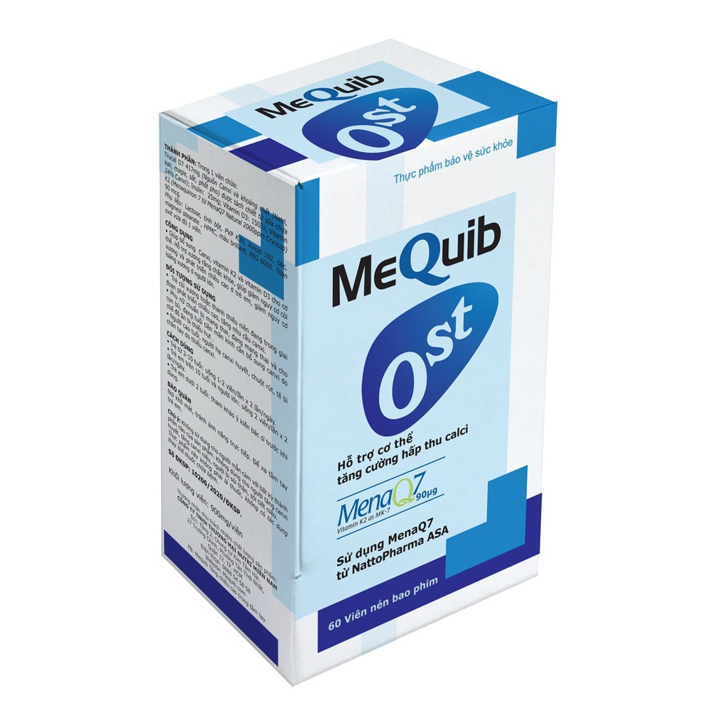 Viên Uống Mequib Ost - Hỗ Trợ Tăng Cường Hấp Thu Calci - cvspharmacy