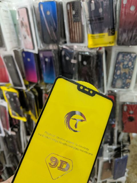 Cường lực 6D cho Xiaomi Mi 8 Lite full màn full keo ôm màn 2.5D viền mỏng trơn mượt cao cấp xe