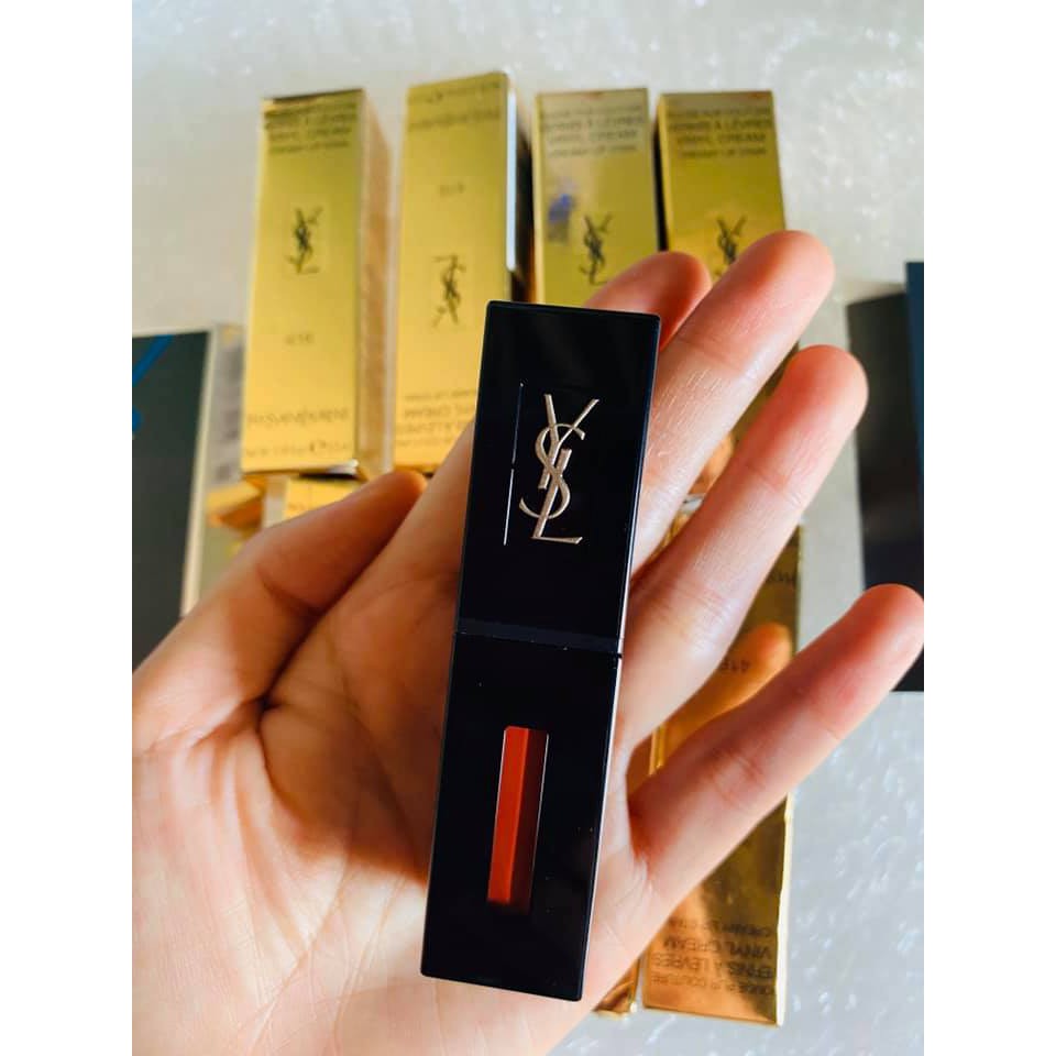 Son Ysl Vinyl Lip Cream 416 Psychedelic Chili