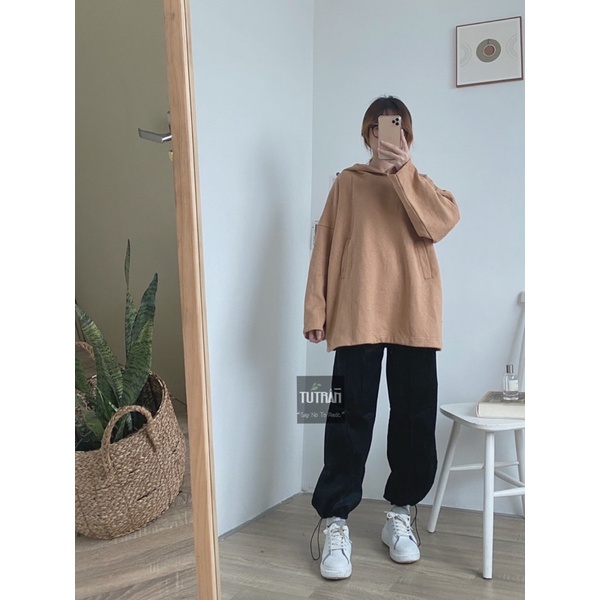 Quần Jogger Nhung tăm rút gấu ( Ảnh Thật)