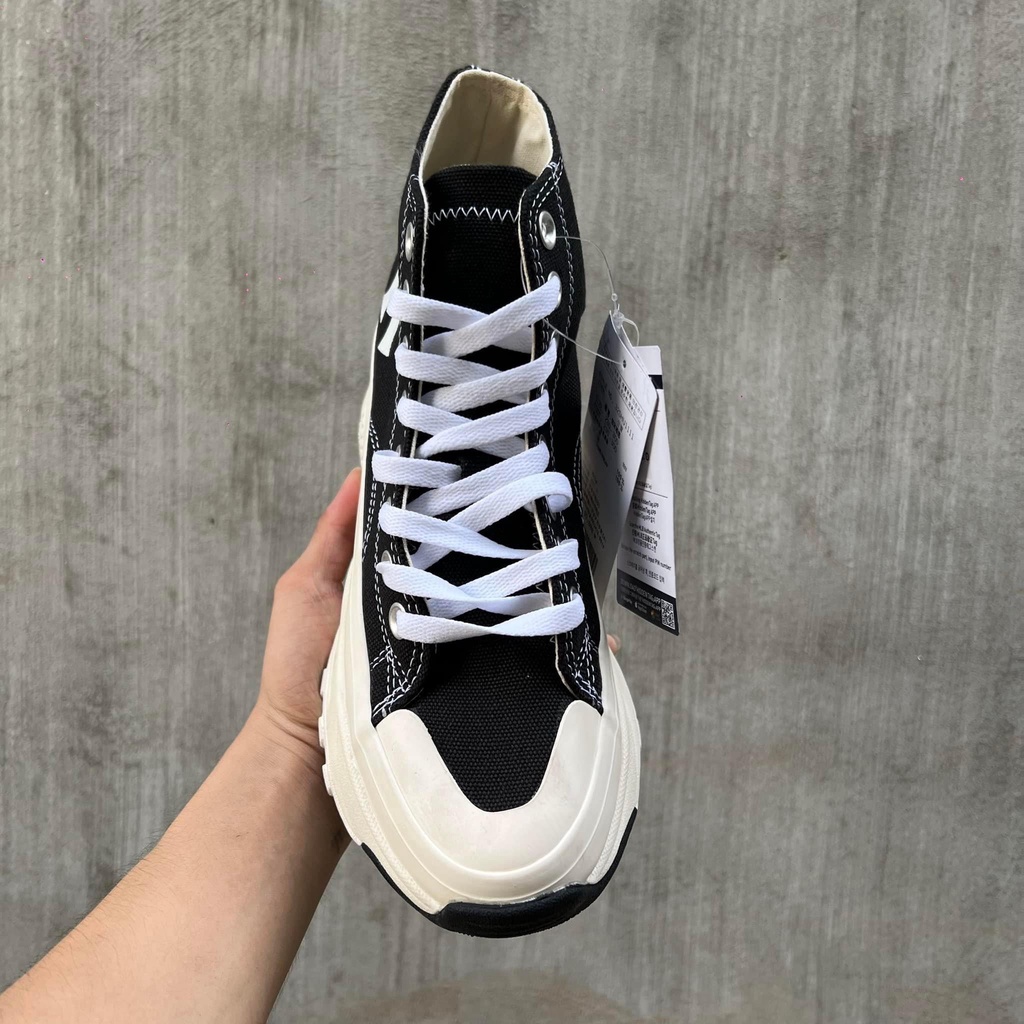 Giày MLB chunky High New York Yankess black, mlb đen cổ cao, bản chuẩn