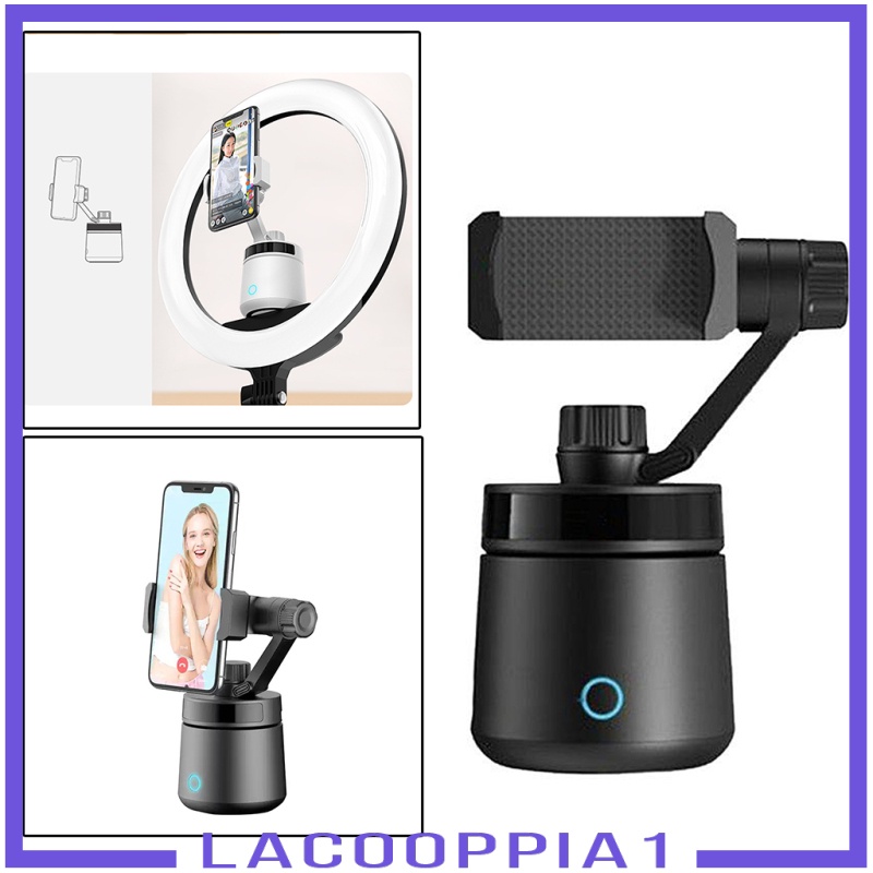 [LACOOPPIA1] Portable 360 Rotation Automatic Tracking Smart Gimbal Selfie Stick, Auto Face and Object Tracking