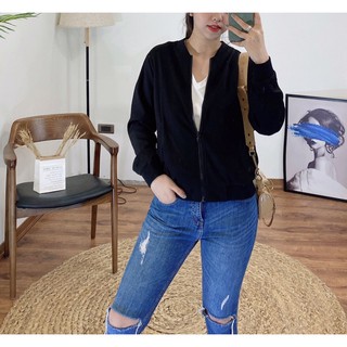 bomber nỉ xốp ( giá sale )