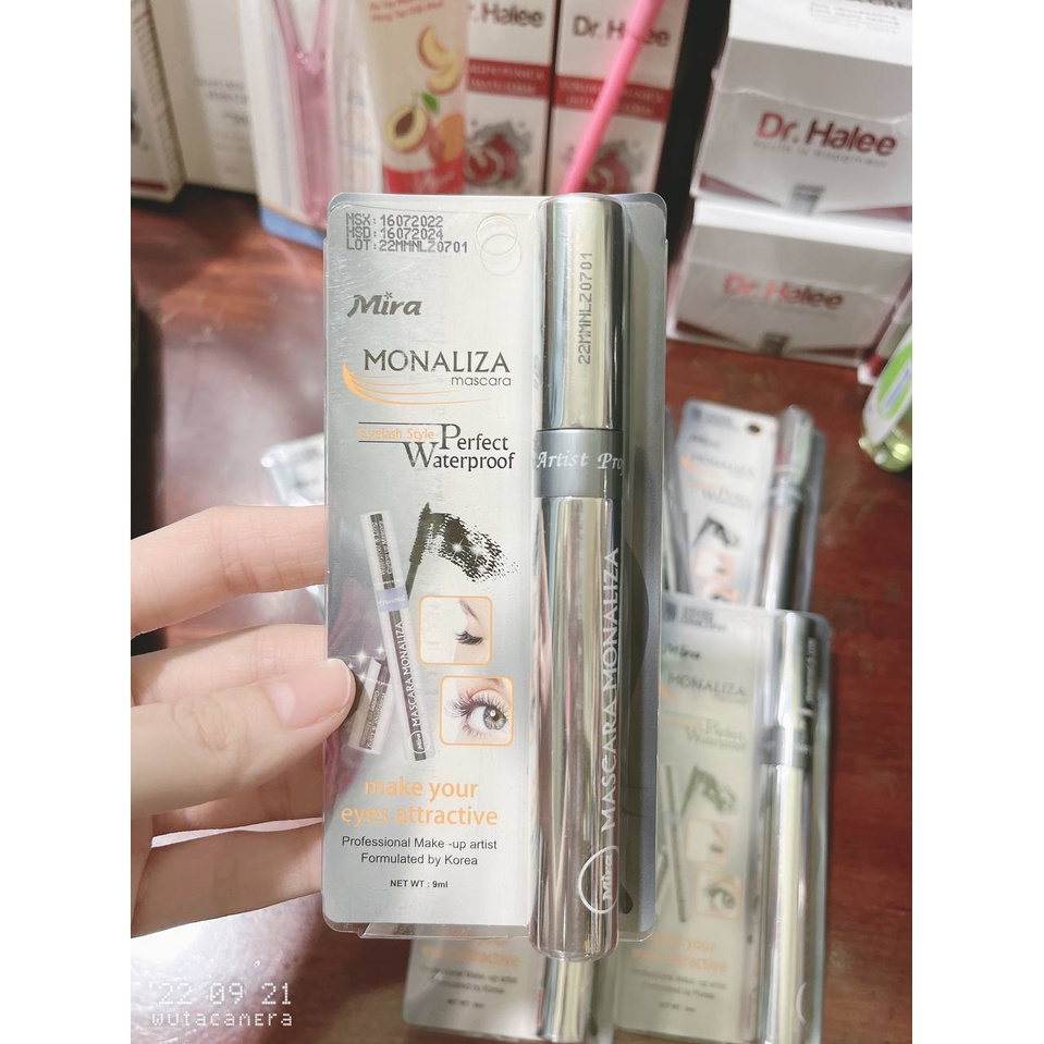 Mascara Không Trôi Cong Mi Hàn Quốc Mira Monaliza 9ml