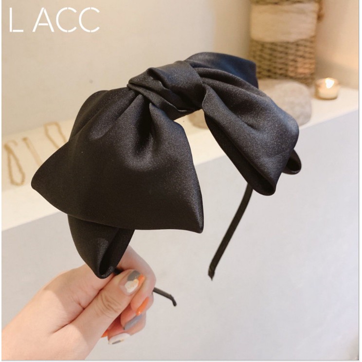 Cài tóc cho bé, cài tóc trẻ em, cài tóc nơ bản to phong cách tiểu thư