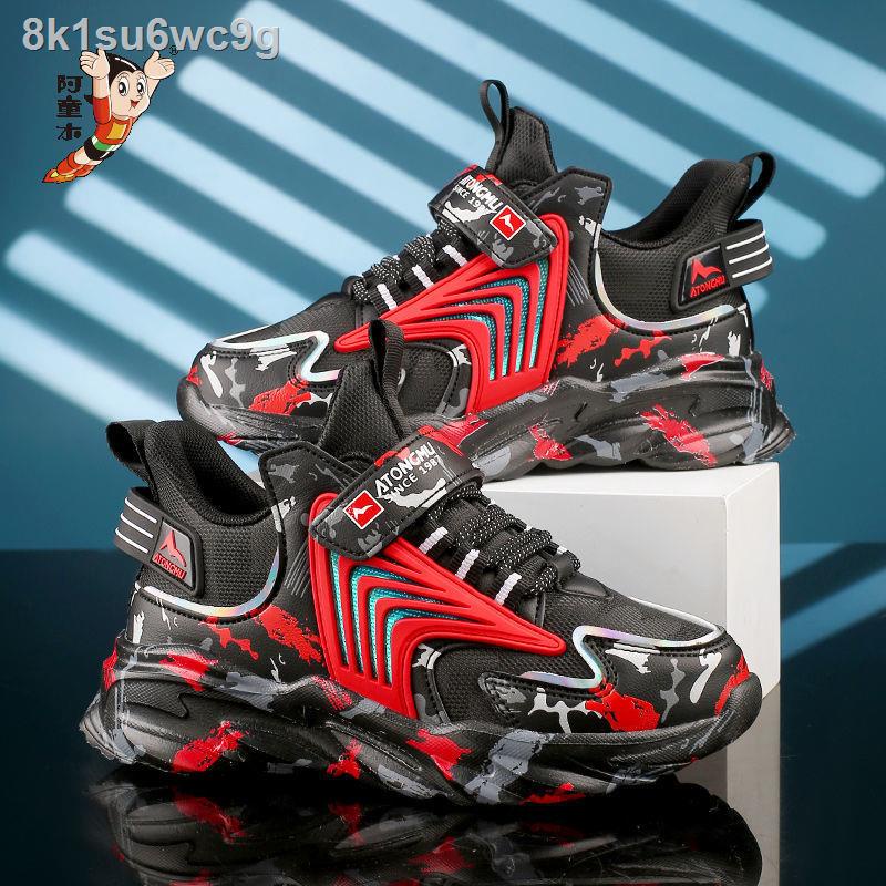 ┋ﺴAstro Boy Boys Shoes Thu và Đông Mới 12 tuổi Giày thể thao nam 6 học sinh tiểu học 7 trung học trẻ em 8