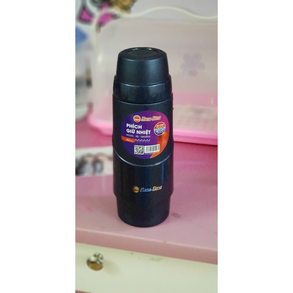 Phích đựng nước giữ nóng/lạnh 0.45 lít Rạng Đông RD 04528N2