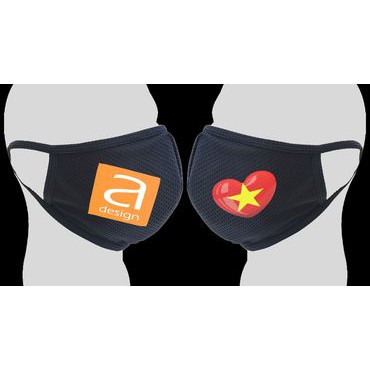 Khẩu Trang Vải Màu Đen Trắng- In LOGO Trên Khẩu Trang Theo Yêu Cầu | BigBuy360 - bigbuy360.vn