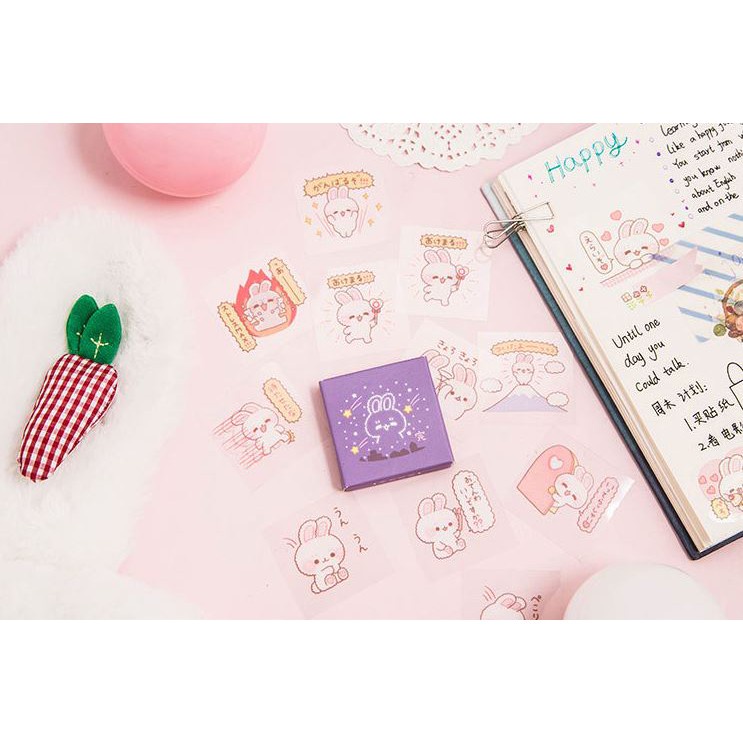 Bộ 45 Sticker Trong Suốt Mèo Xinh Và Ngựa Unicorn E76