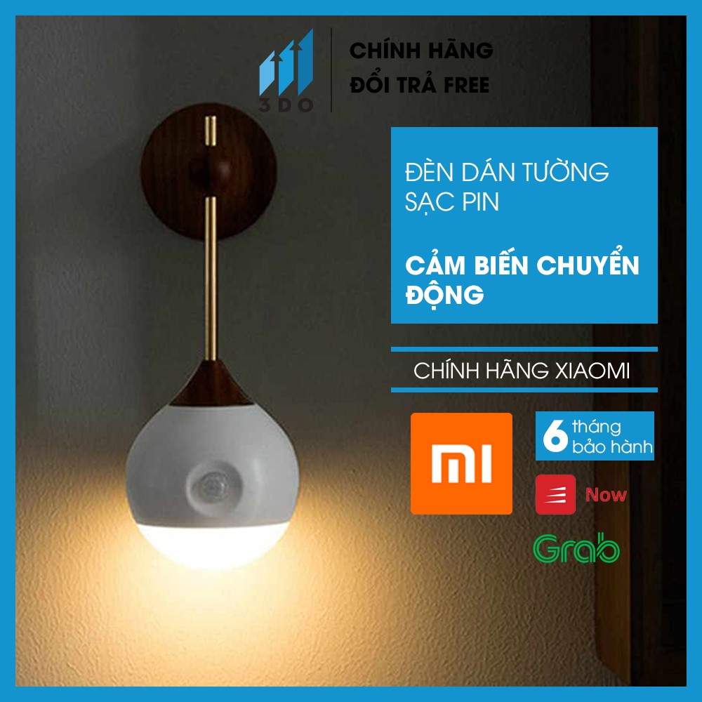 Đèn ngủ cảm ứng chuyển động treo tường Xiaomi Sothing sạc pin, trang trí phòng ngủ