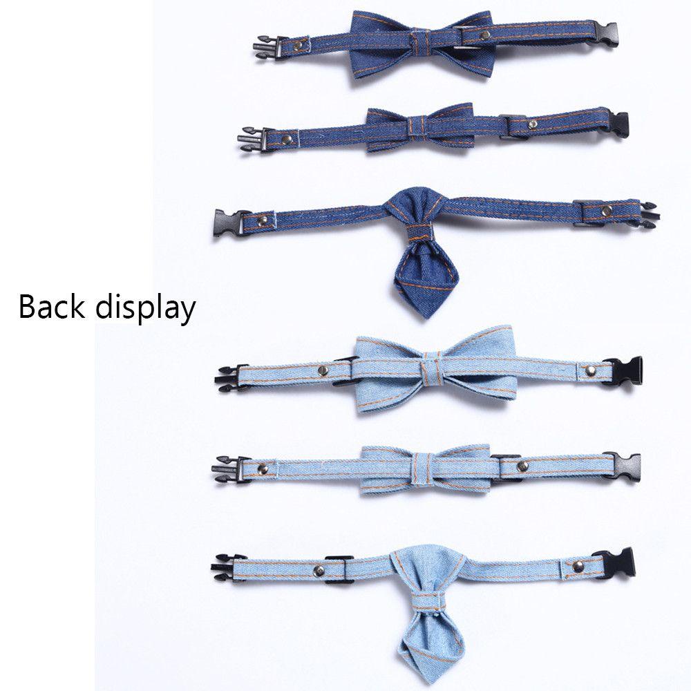 Vòng Cổ Denim HìNh Nơ Xinh XắN Cho Thú Cưng