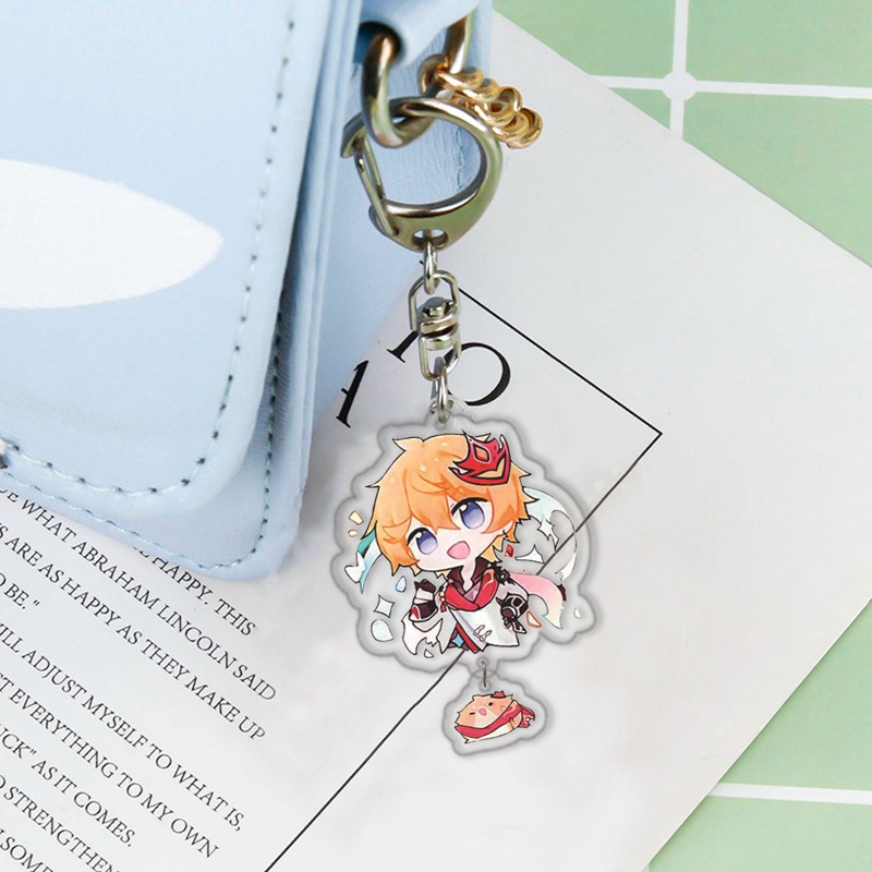 Tmdbyx Móc Khóa Hình Nhân Vật Anime Genshin Dễ Thương