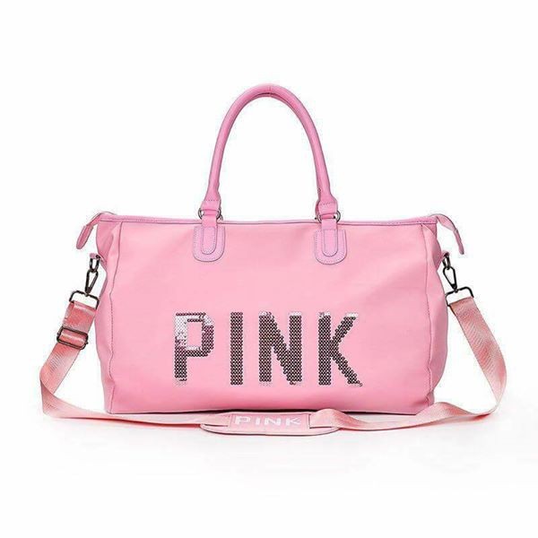 Túi du lịch thể thao Pink chống thấm nước (Hồng)