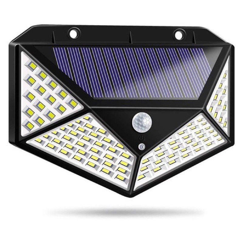 Đèn Cảm Biến Năng Lượng Mặt Trời Solar Street Lamd 6 Bóng Led, Cảm Biến Chuyển Động