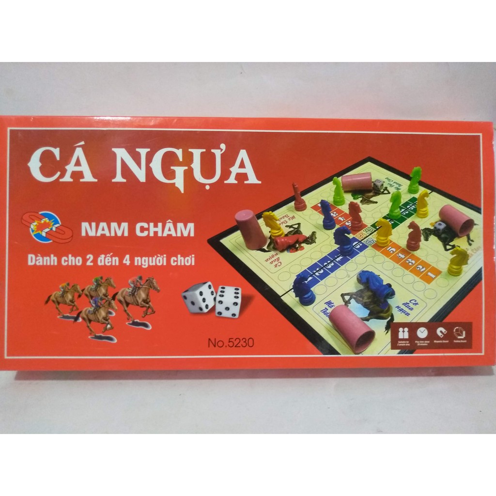 Bộ Trò Chơi Cá Ngựa Nam Châm To (38 X 38 Cm)