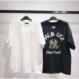 Áo thun tay lỡ mlb like unisex
