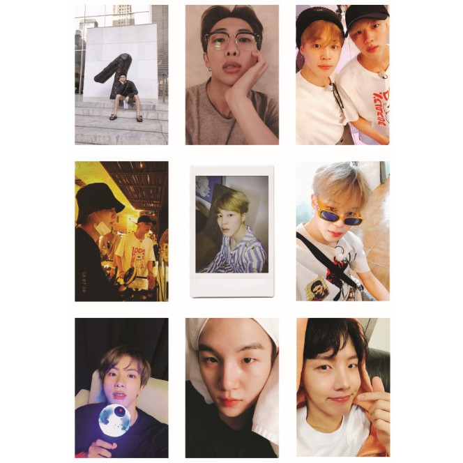 Lomo card ảnh nhóm BTS update Twitter 7 Full 72 ảnh