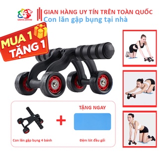 Con lăn tập bụng gym 4 bánh, con lăn tập cơ bụng dùng cho cả VĐV chuyên nghiệp