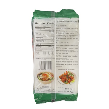 Hủ tiếu Mỹ Tho, hiệu Ba Cây Tre,400gr. Sợi hủ tiếu trắng đục, dai , ngon, không có bị ôi chua trong sử dụng. | BigBuy360 - bigbuy360.vn