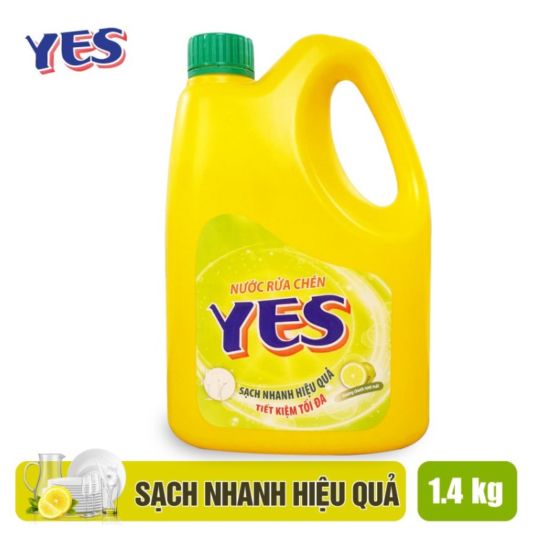 Nước rửa chén Yes 1.4kg - Sản phẩm mới từ Lixco