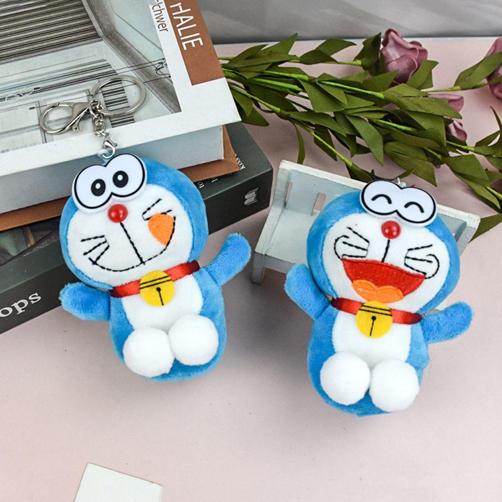 PATRICIA Móc Khóa Hình Doraemon Nhồi Bông Đáng Yêu