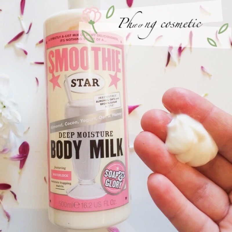 Sữa dưỡng thể thấm sâu tạo độ ẩm Smoothie Star Body Milk SOAP AND GLORY