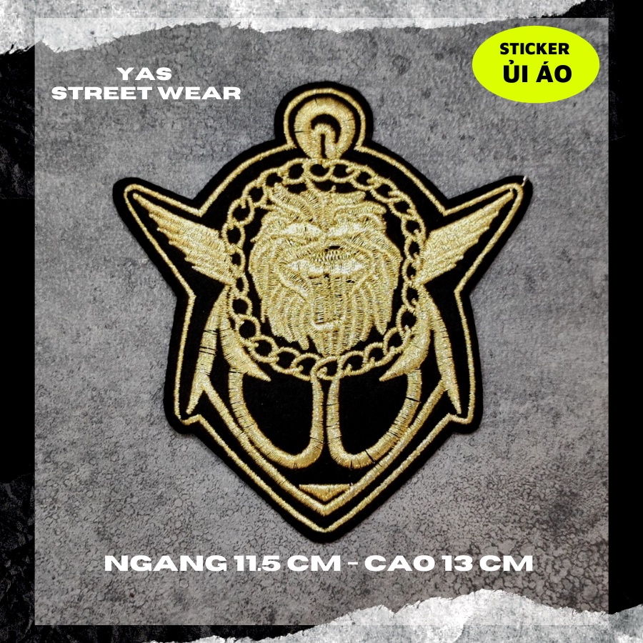 Sticker ủi áo cao cấp, miếng dán quần áo dùng làm Patch ủi, miếng vá quần áo, vá áo phao, trang trí BALO