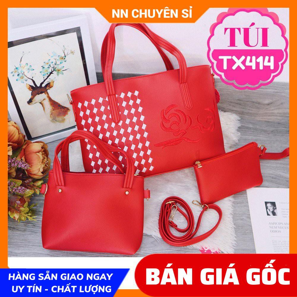 Mua 1 được 3 ⚡ Set 3 túi thêu hình ⚡ Ảnh thật ⚡ Bộ túi tiện lợi