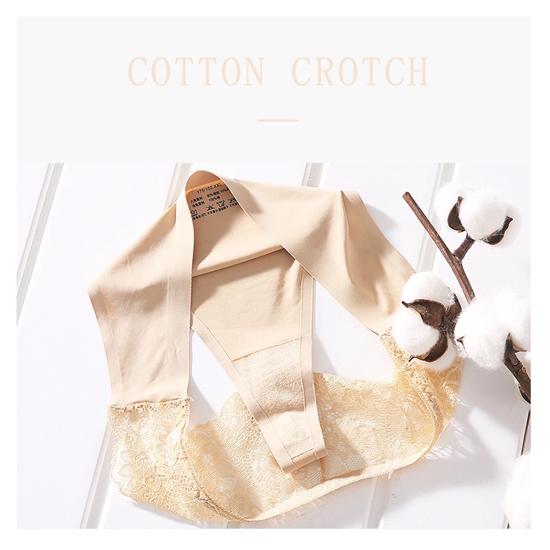 Quần lót ZXYOUPING chất liệu ren giấu đường may size lớn