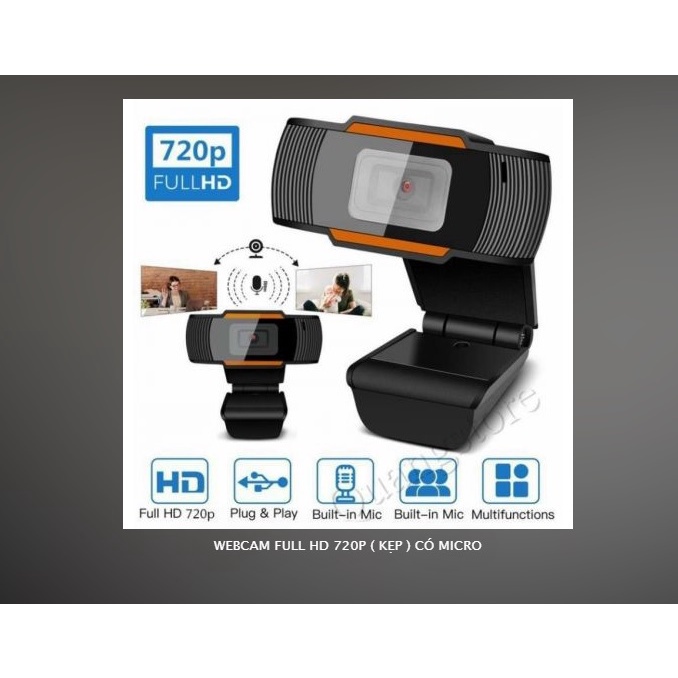 Camera Webcam Full Hd 720p  Có Micro